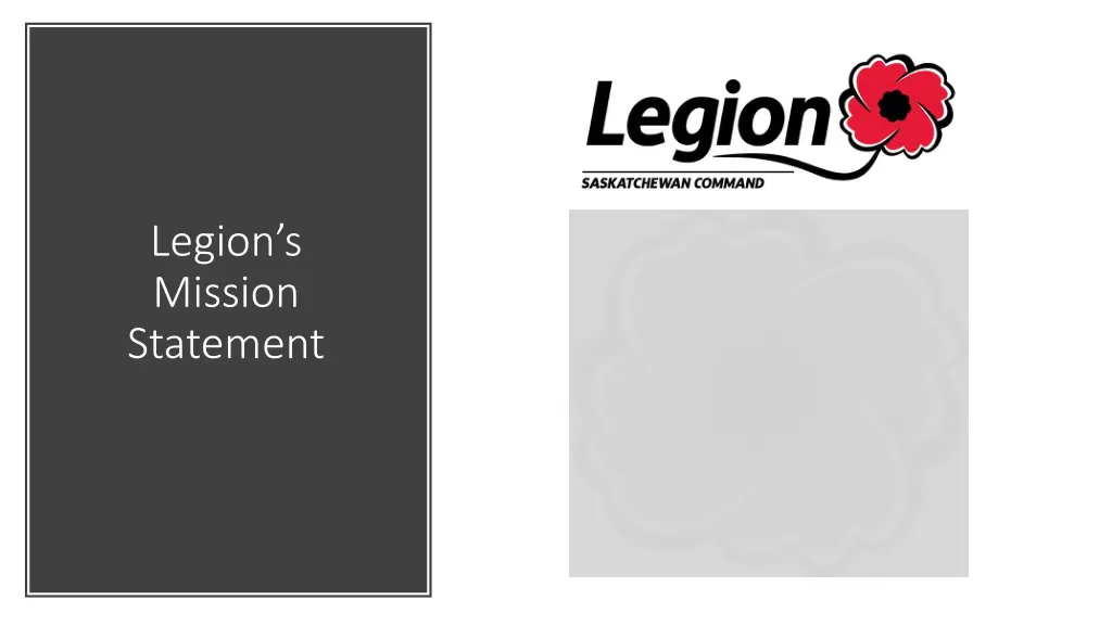 legion s mission statement