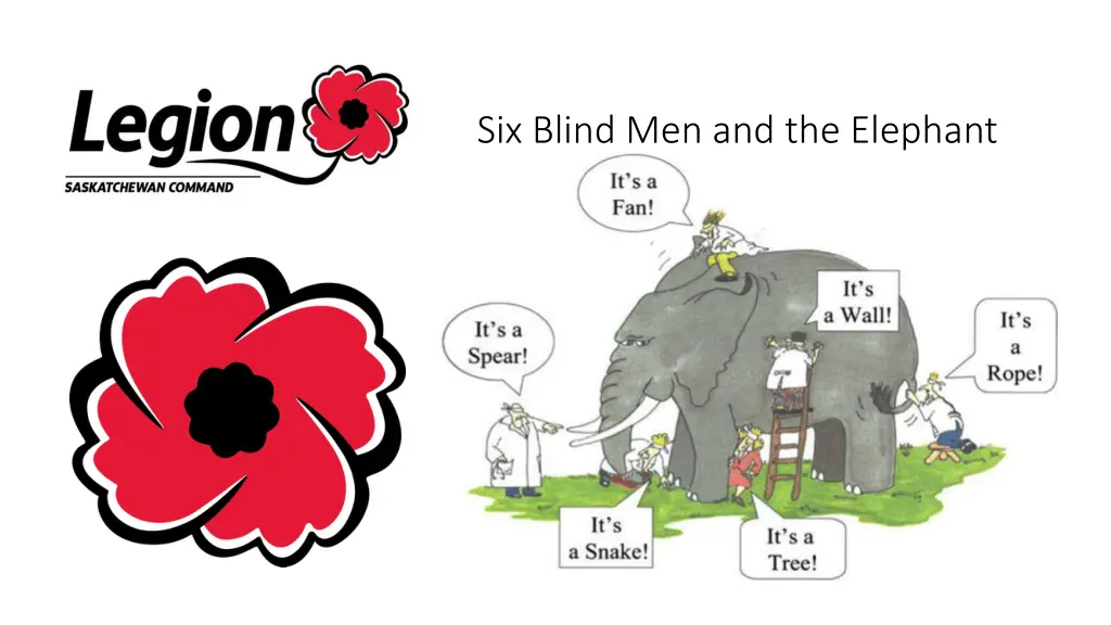 six blind men and the elephant