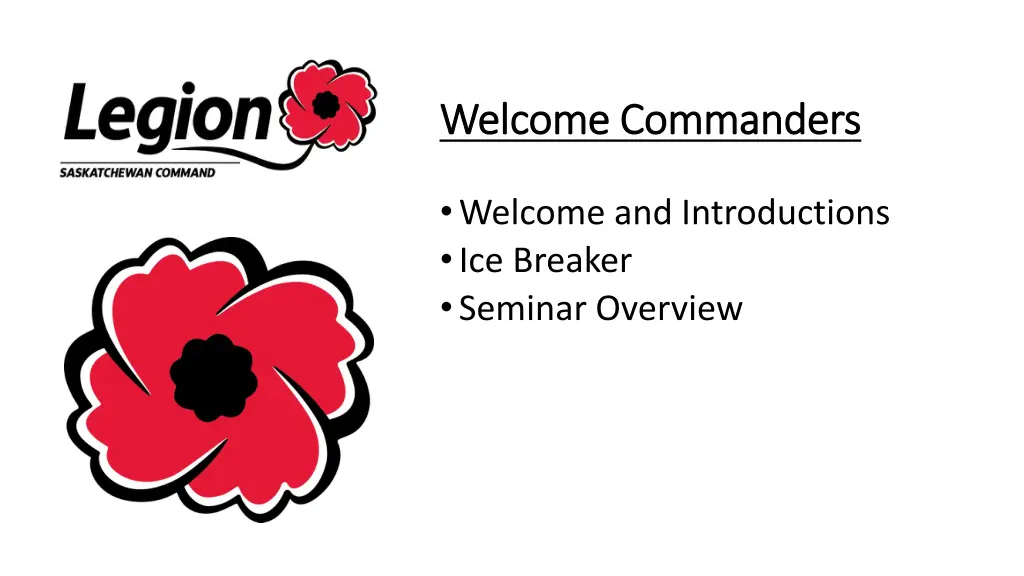 welcome commanders welcome commanders