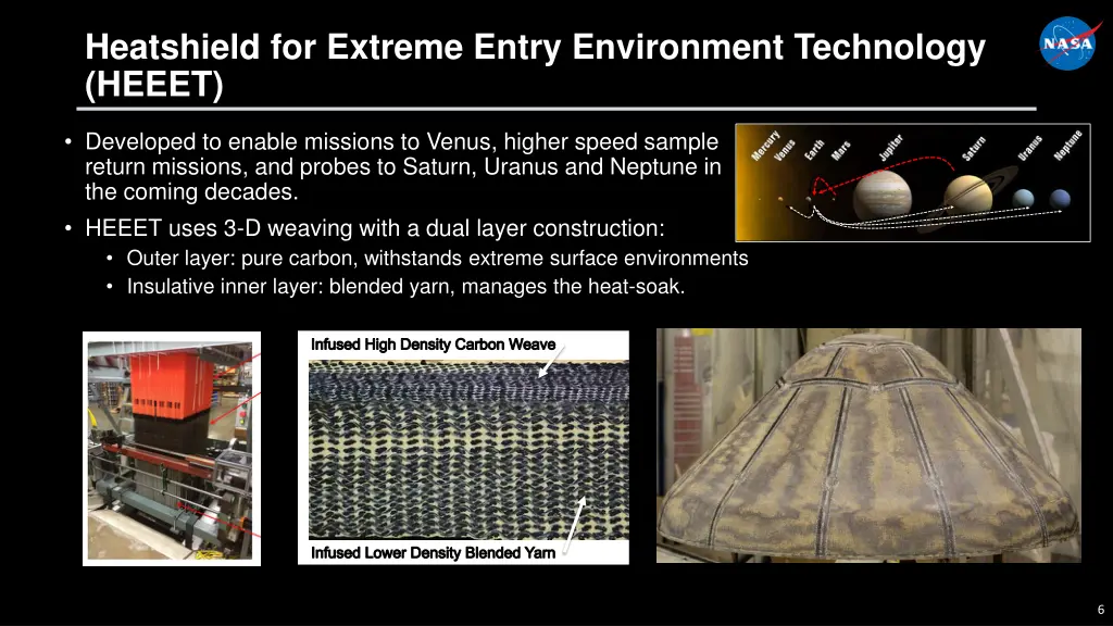 heatshield for extreme entry environment