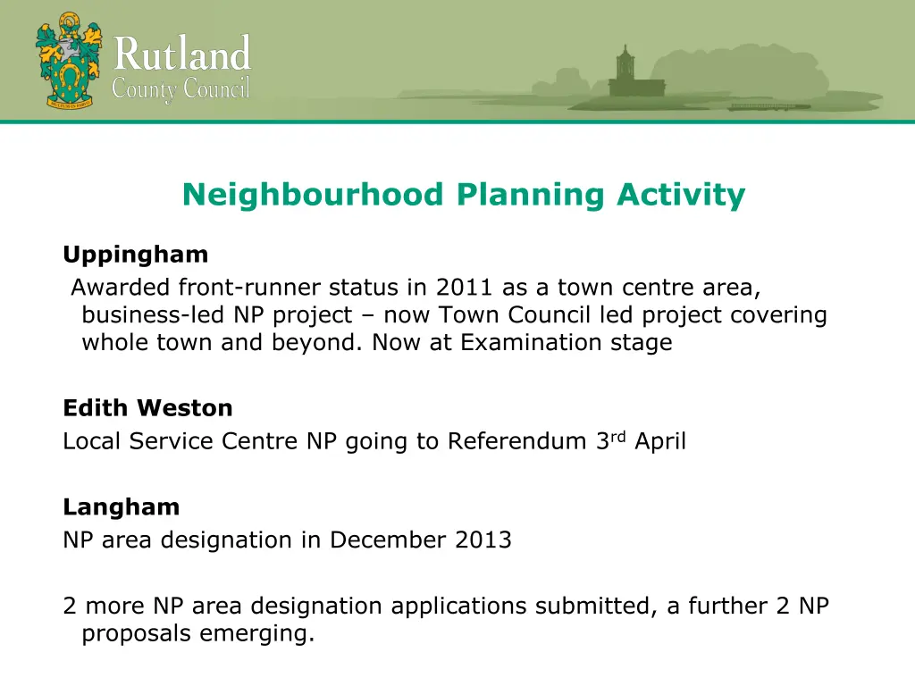 neighbourhood planning activity