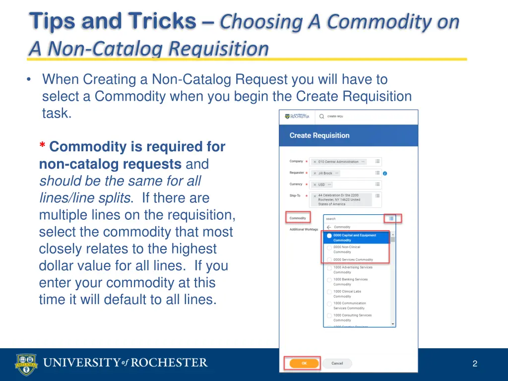 tips and tricks choosing a commodity