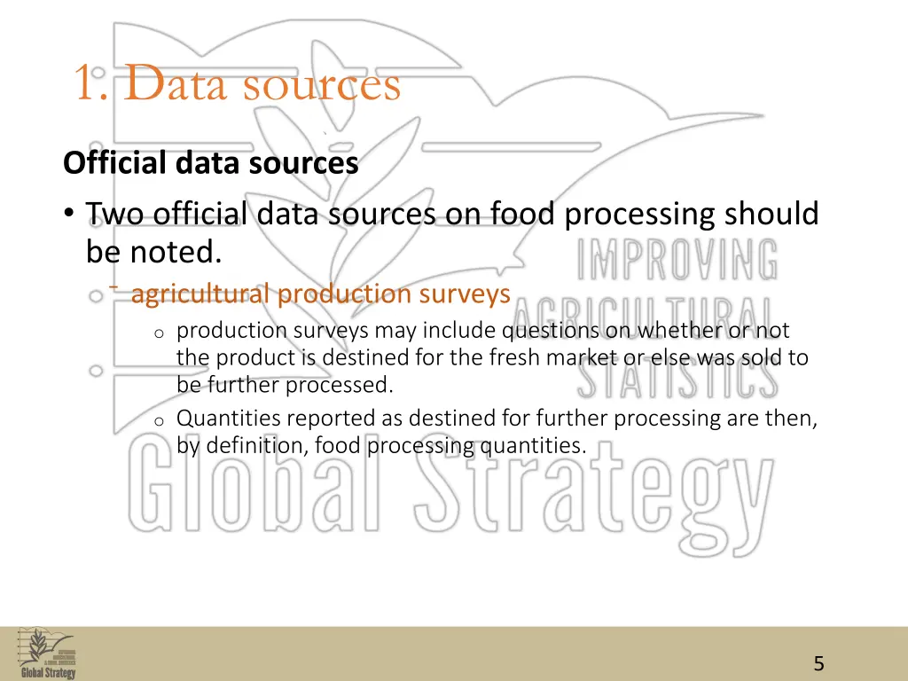 1 data sources