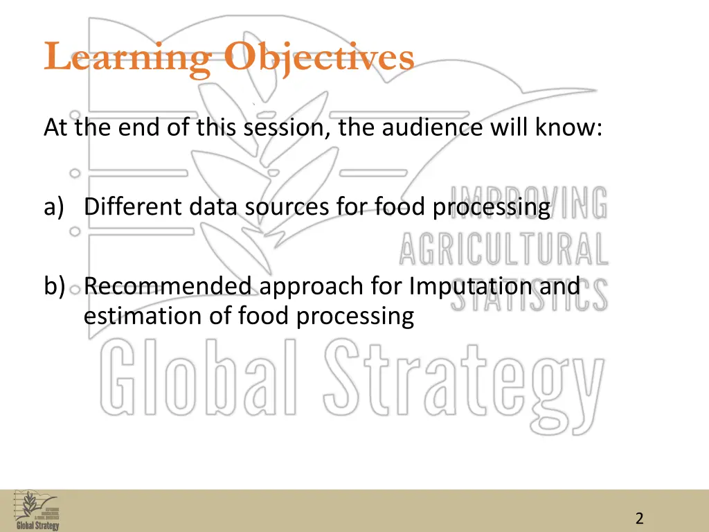 learning objectives