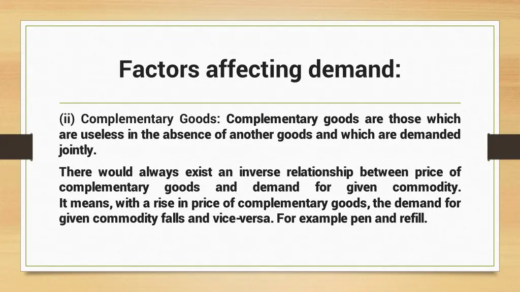 factors affecting demand 2