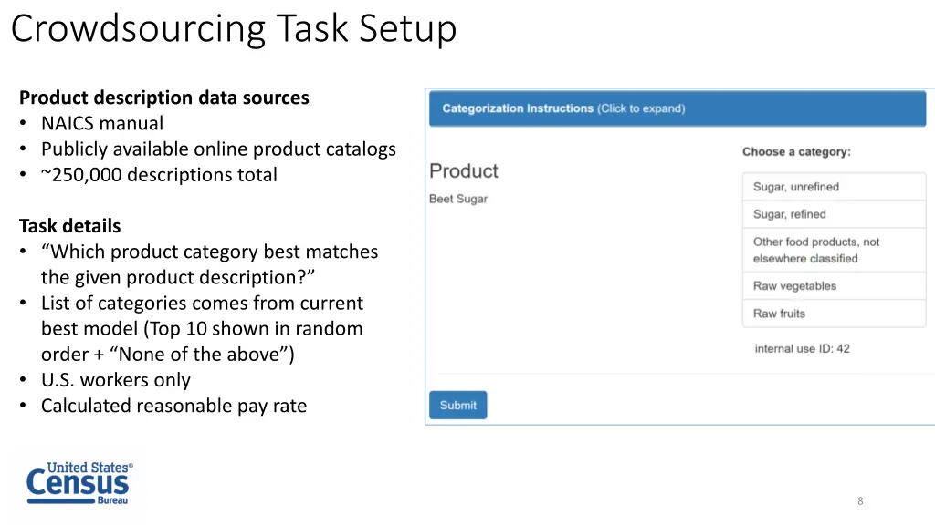 crowdsourcing task setup