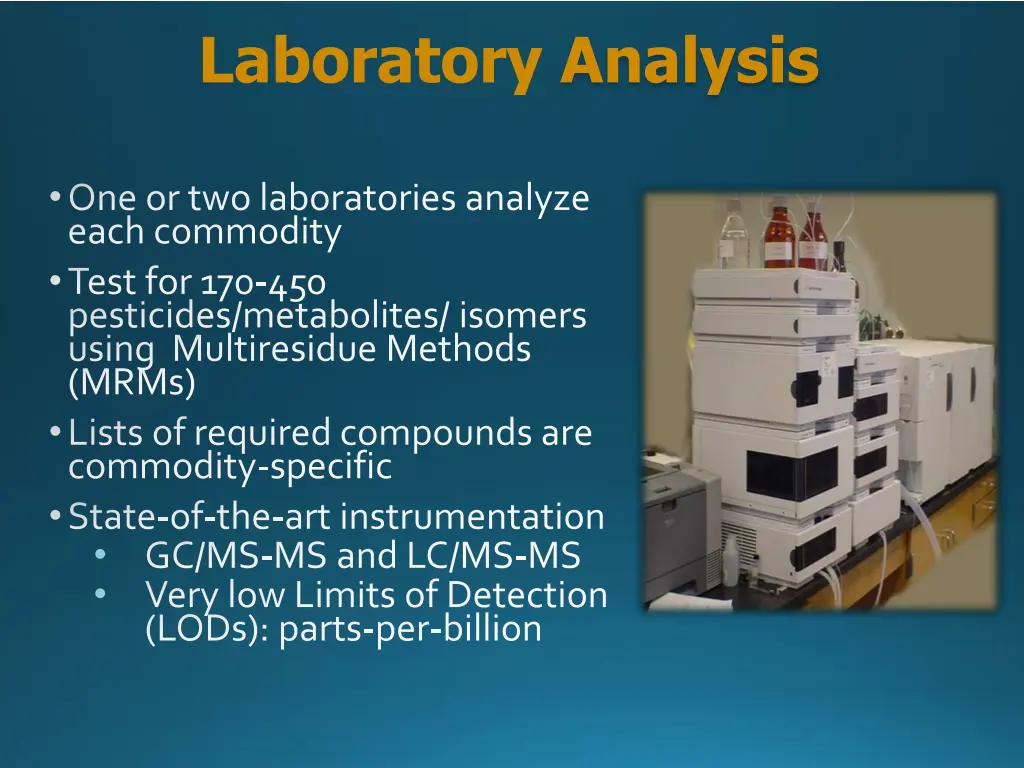 laboratory analysis