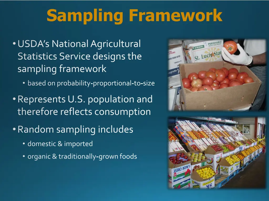 sampling framework