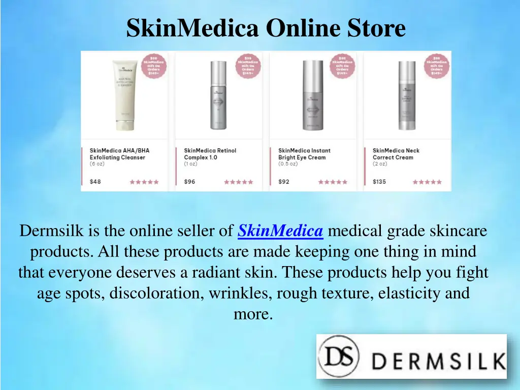 skinmedica online store