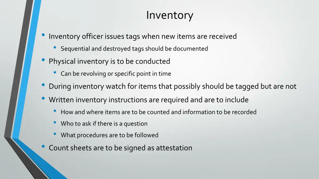 inventory