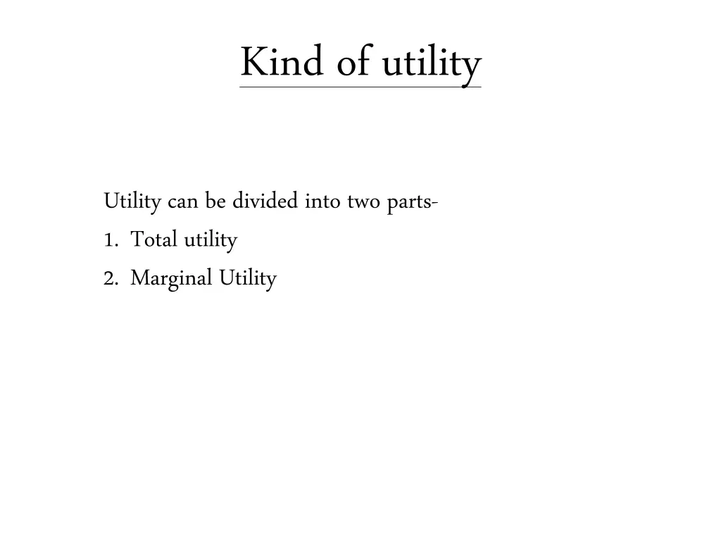 kind of utility