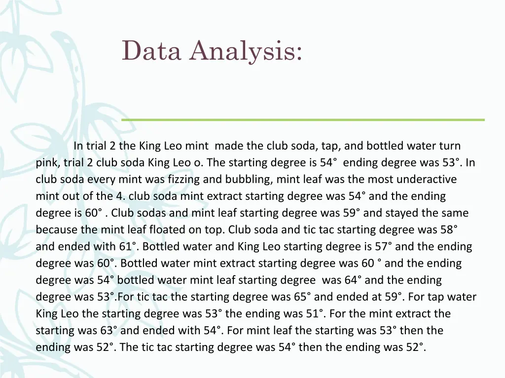 data analysis 1