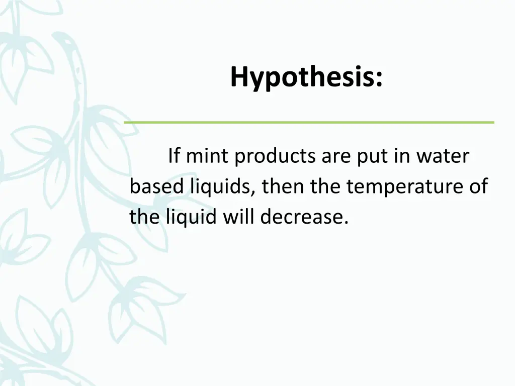 hypothesis