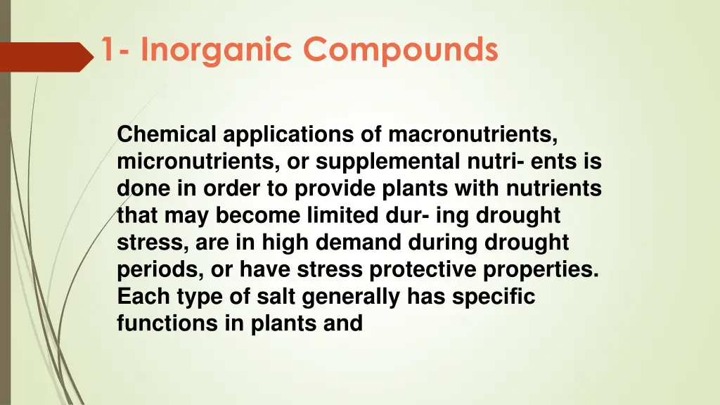 1 inorganic compounds