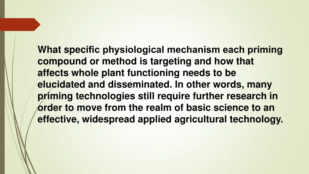 what speci fic physiological mechanism each