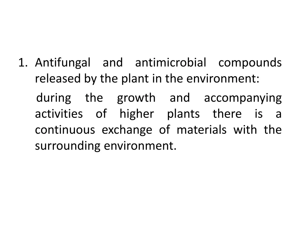 1 antifungal and antimicrobial compounds released