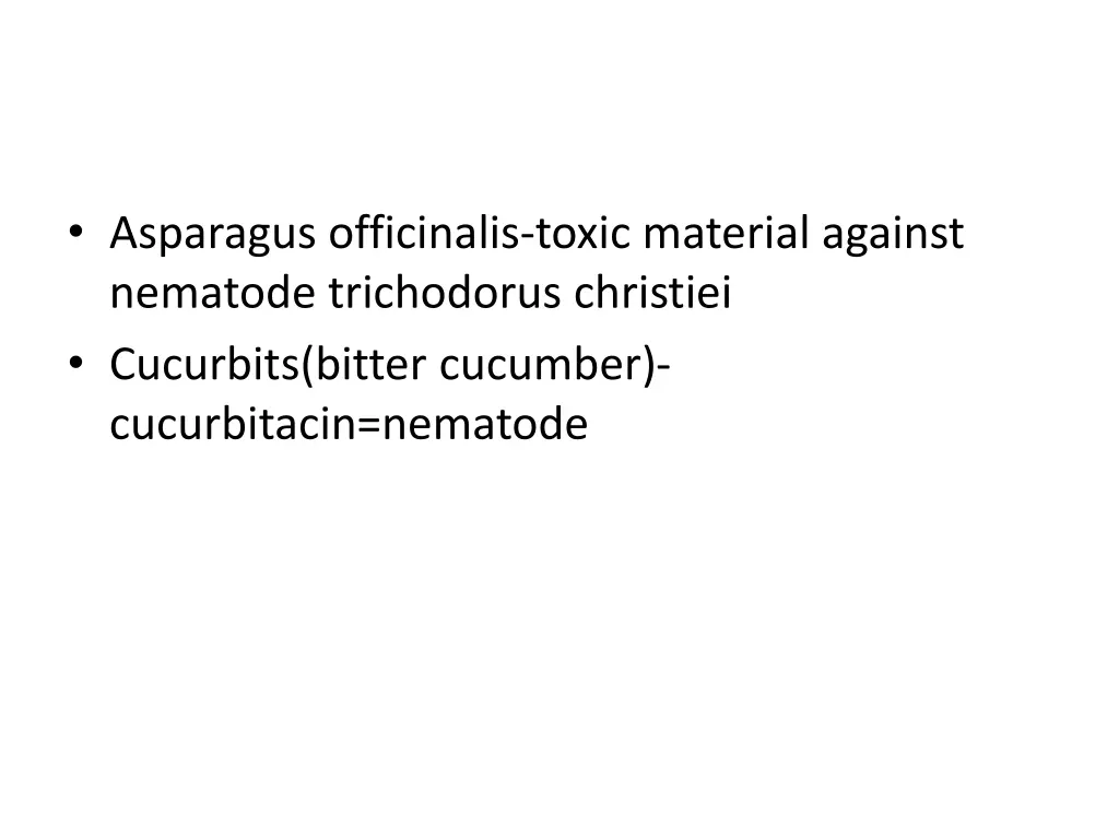 asparagus officinalis toxic material against