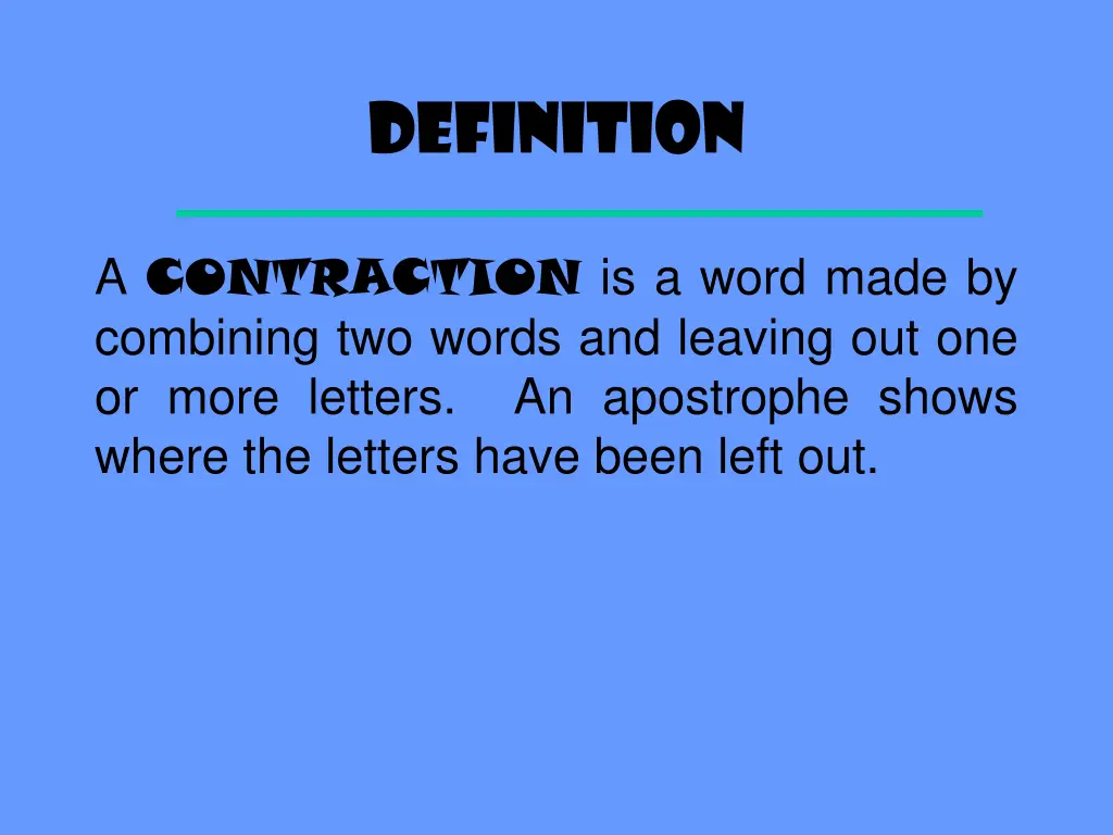 definition 1