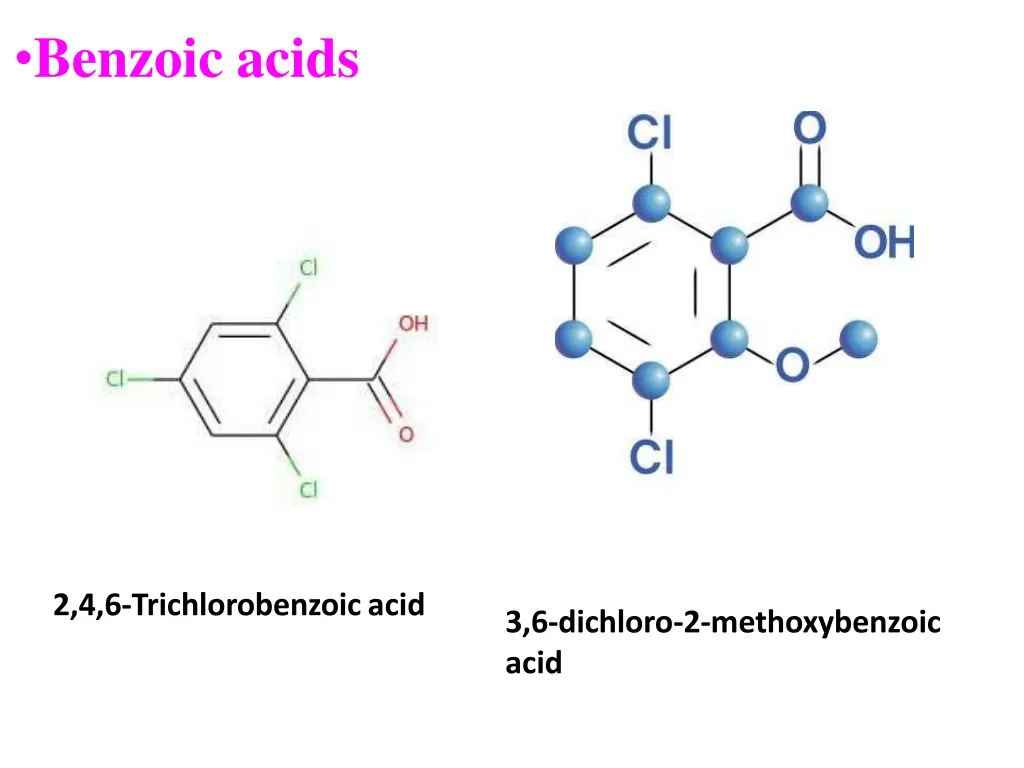 benzoic acids