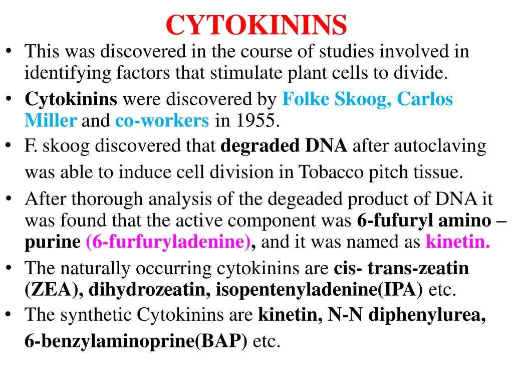 cytokinins