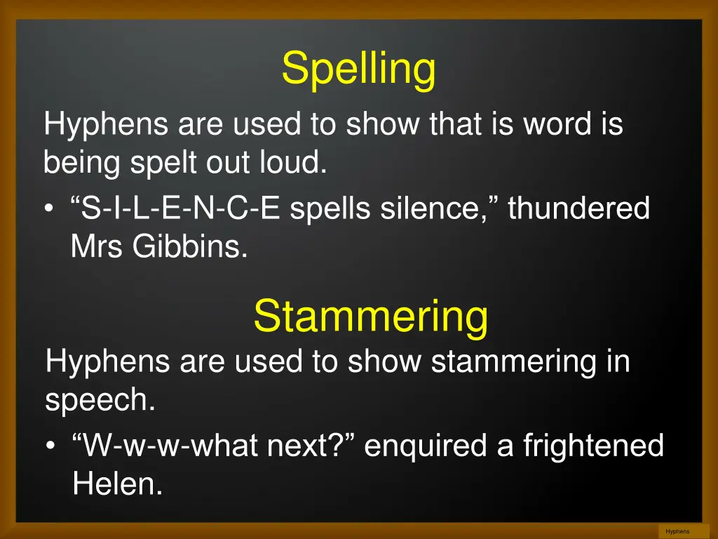 spelling