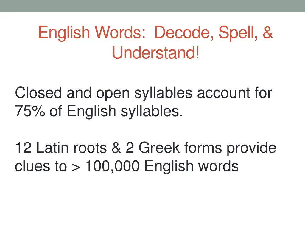 english words decode spell understand