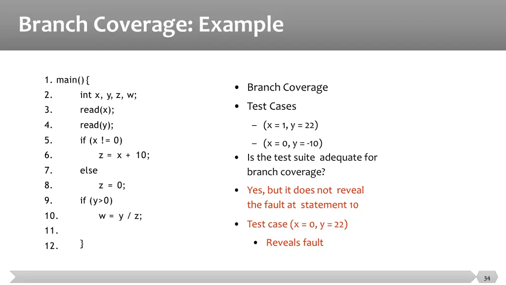 branch coverage example 2