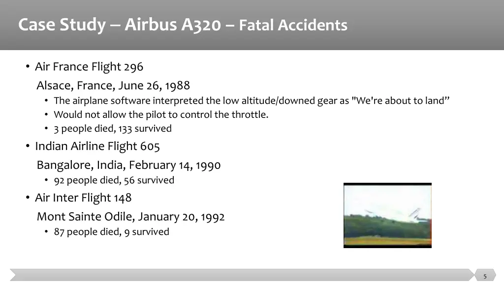 case study airbus a320 fatal accidents