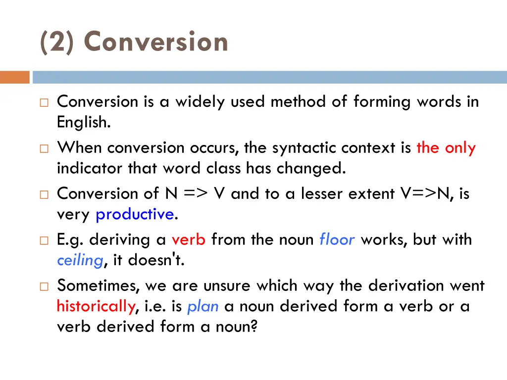 2 conversion