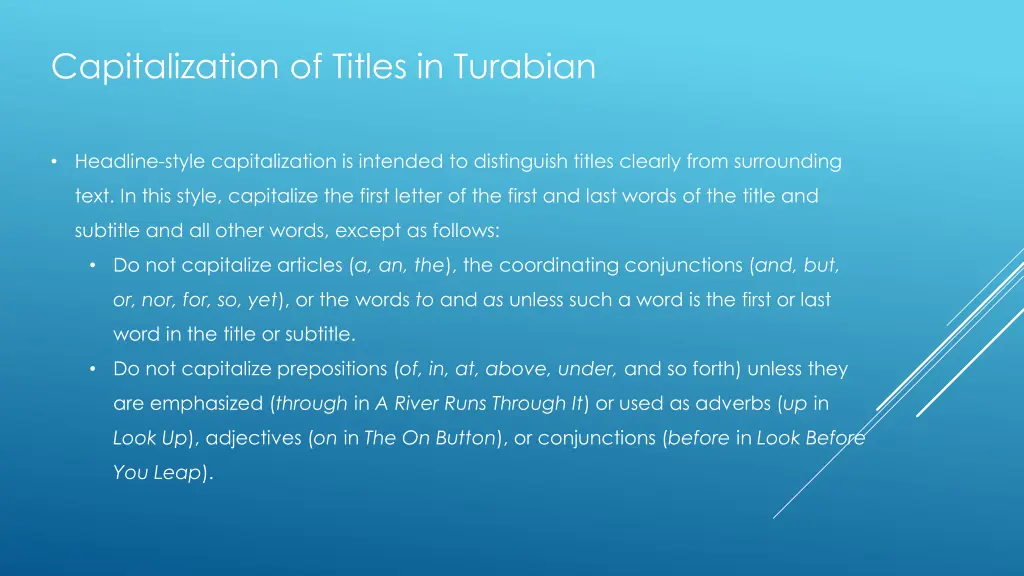 capitalization of titles in turabian 1