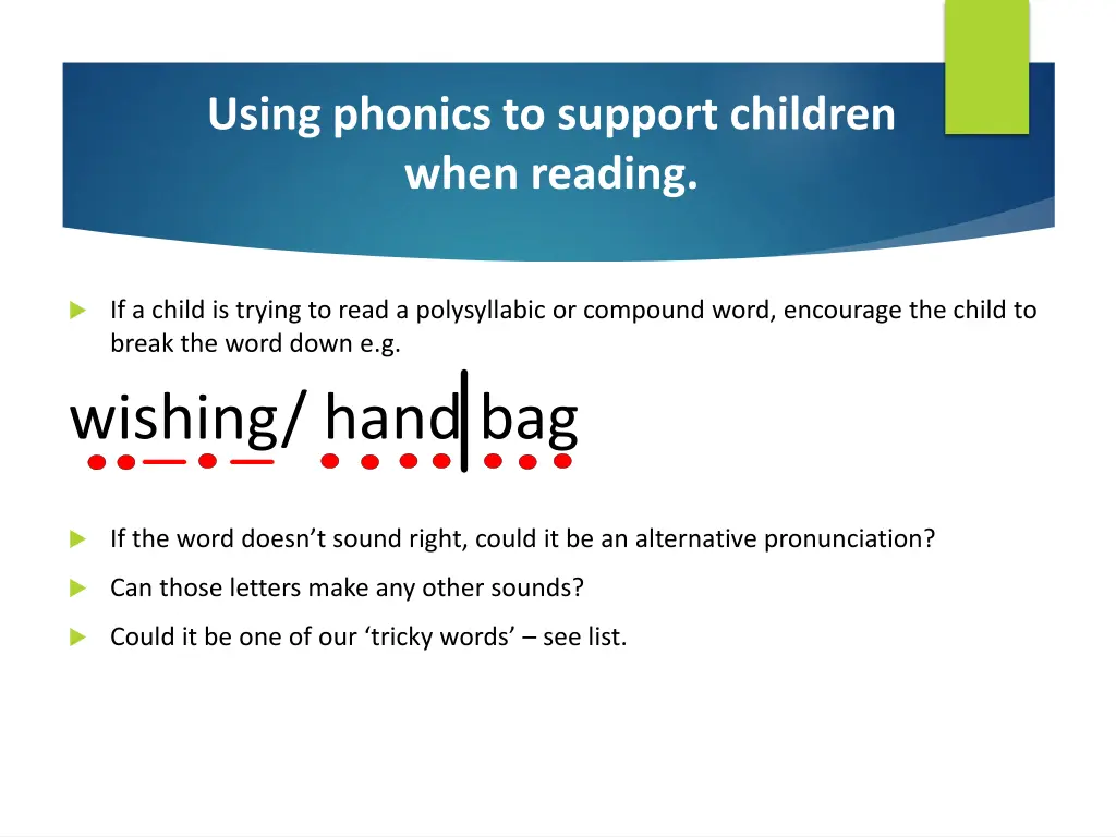 using phonics to support children when reading 1