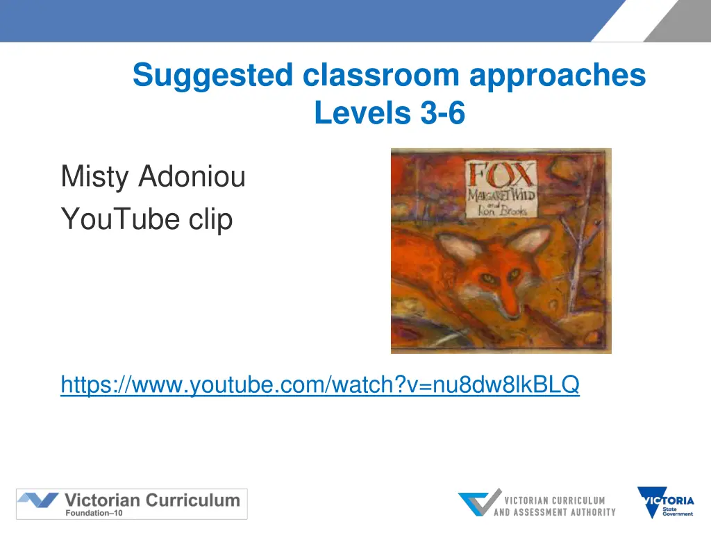 suggested classroom approaches levels 3 6