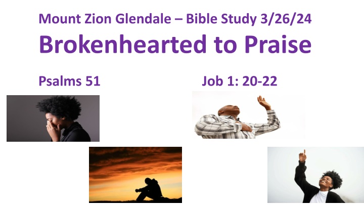 mount zion glendale bible study