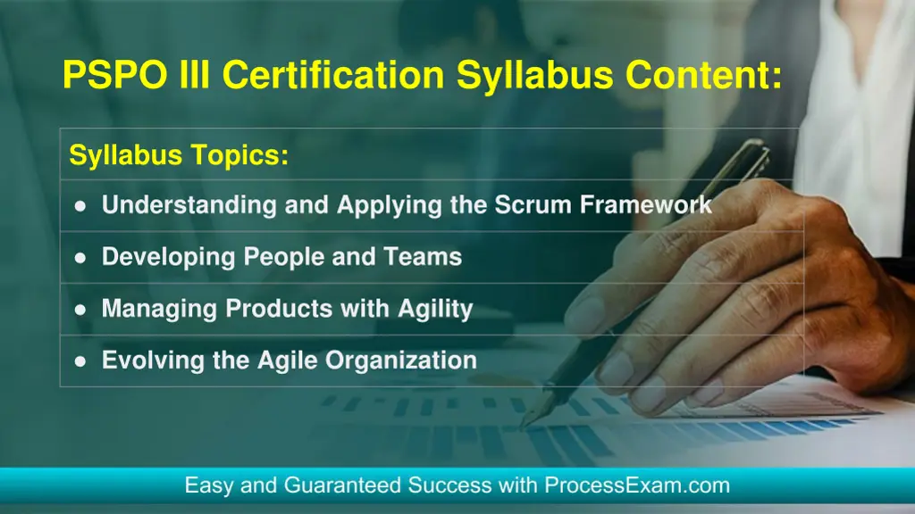 pspo iii certification syllabus content