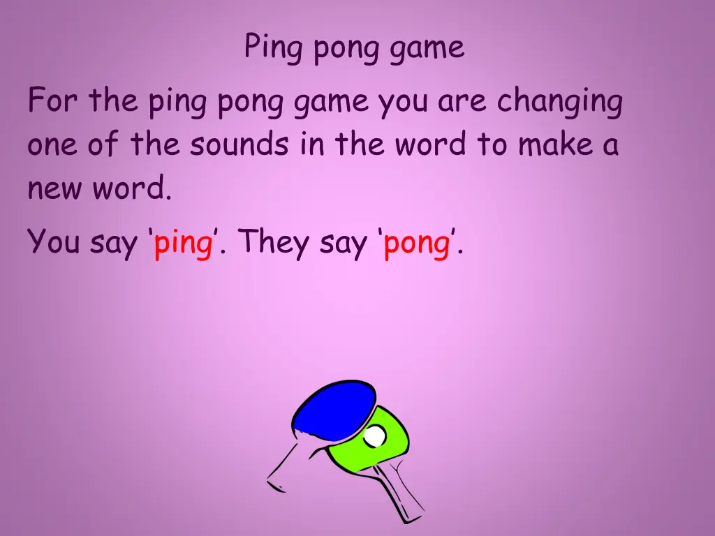 ping pong game