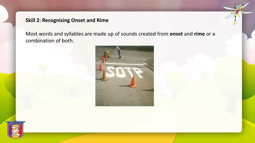 skill 2 recognising onset and rime