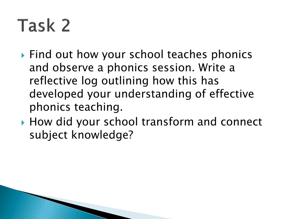 find out how your school teaches phonics