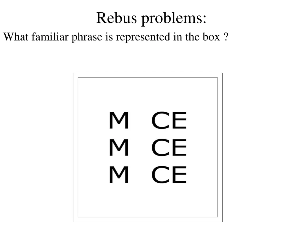 rebus problems