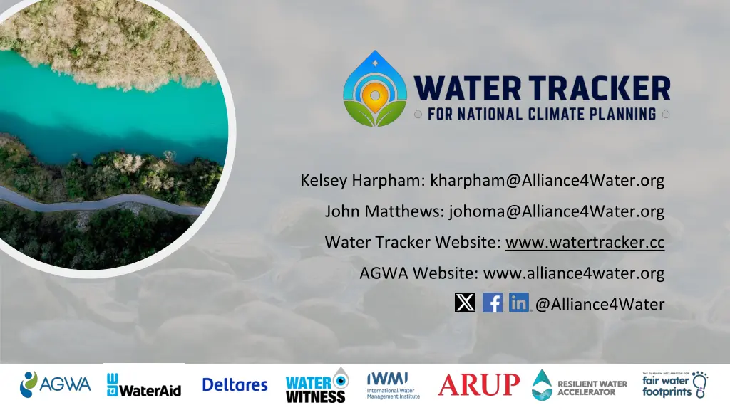 kelsey harpham kharpham@alliance4water org