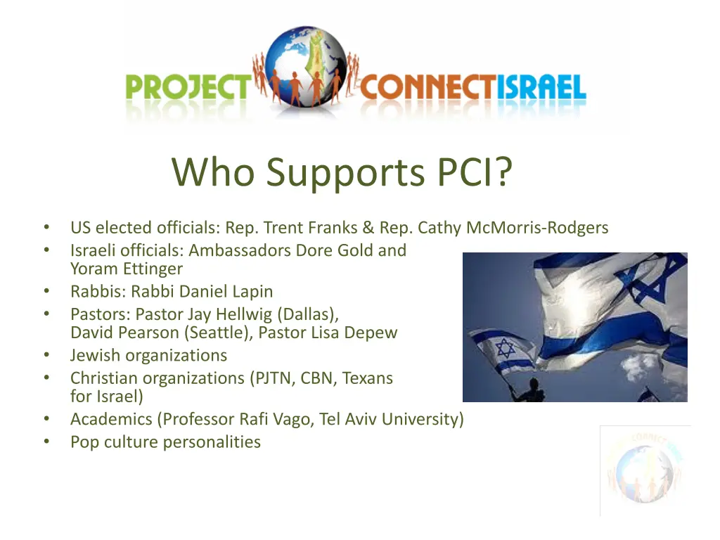 who supports pci