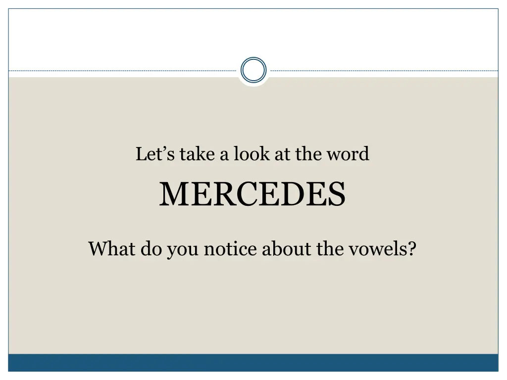 let s take a look at the word mercedes