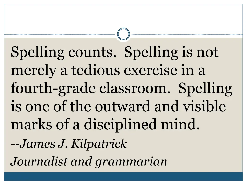 spelling counts spelling is not merely a tedious