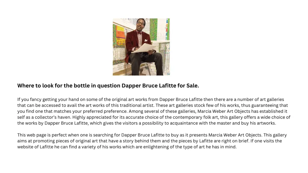 where to look for the bottle in question dapper