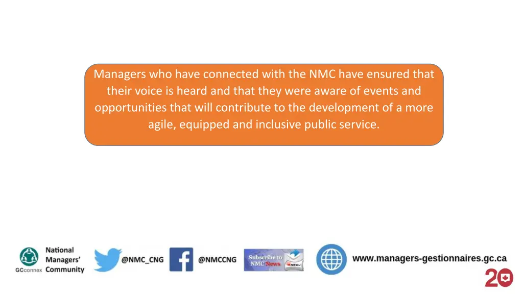 managers who have connected with the nmc have