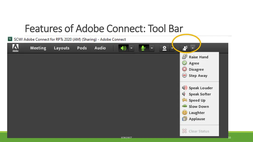 features of adobe connect tool bar features 6