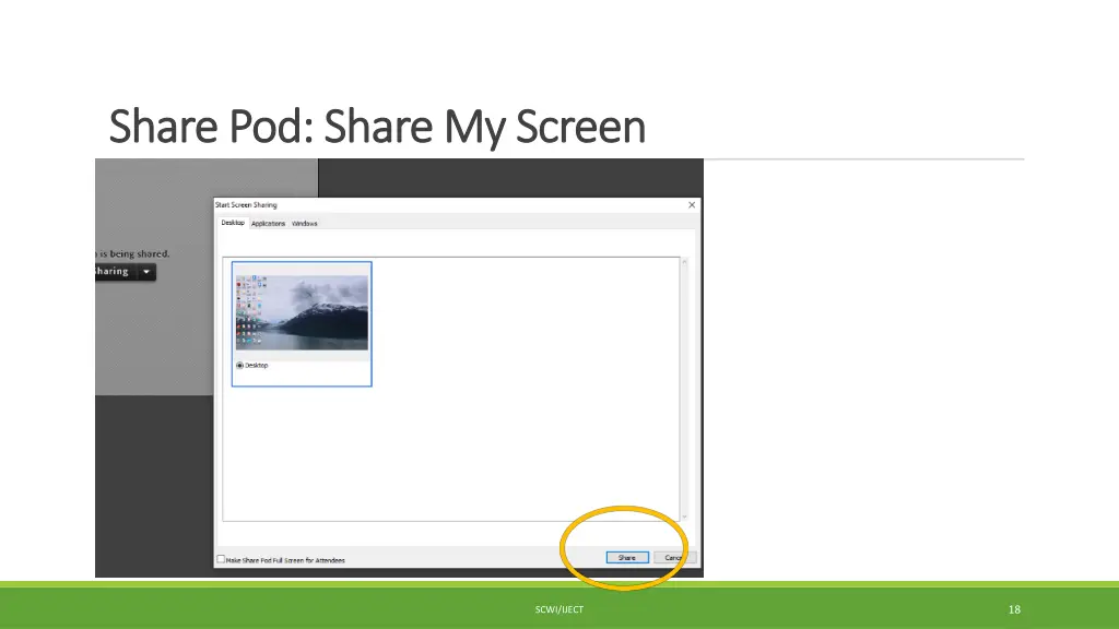 share pod share my screen share pod share