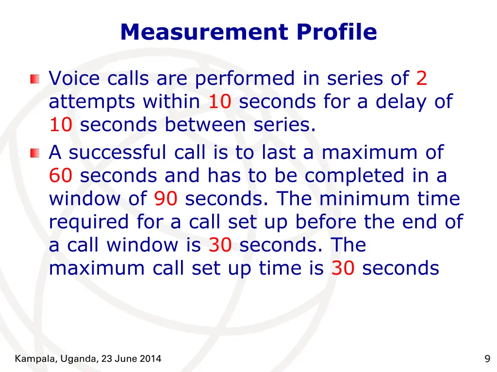 measurement profile