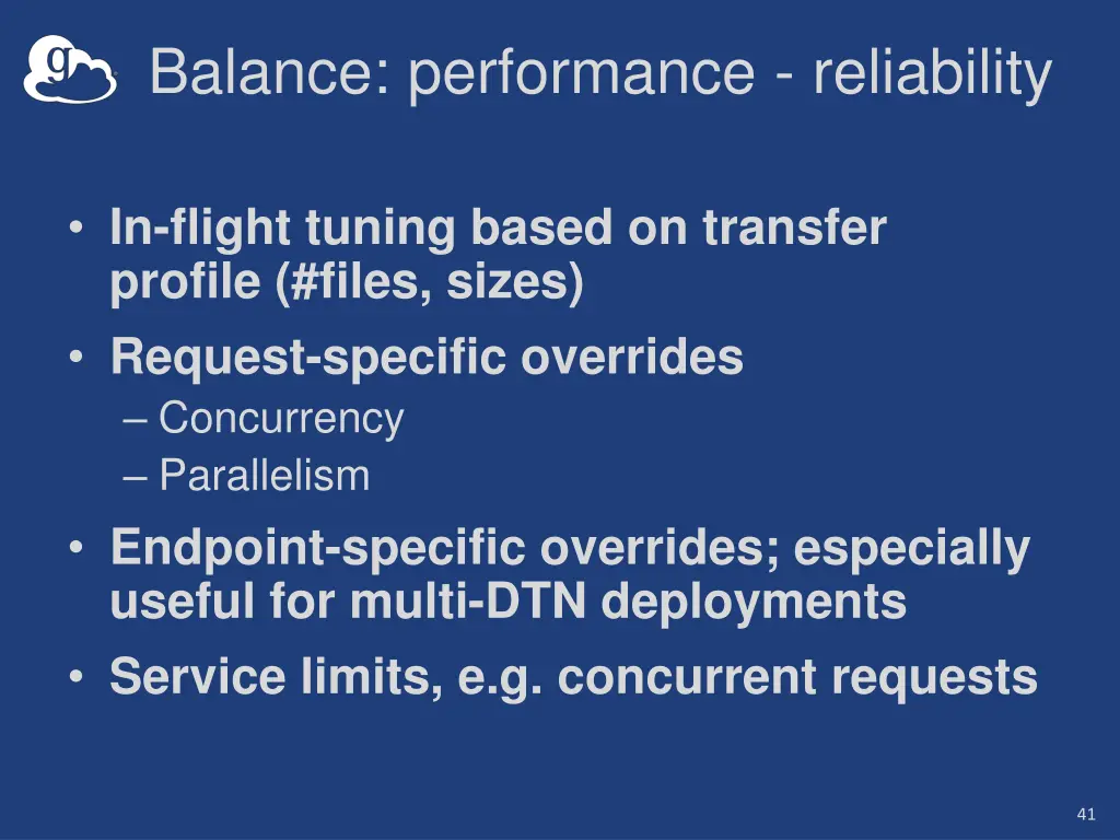 balance performance reliability