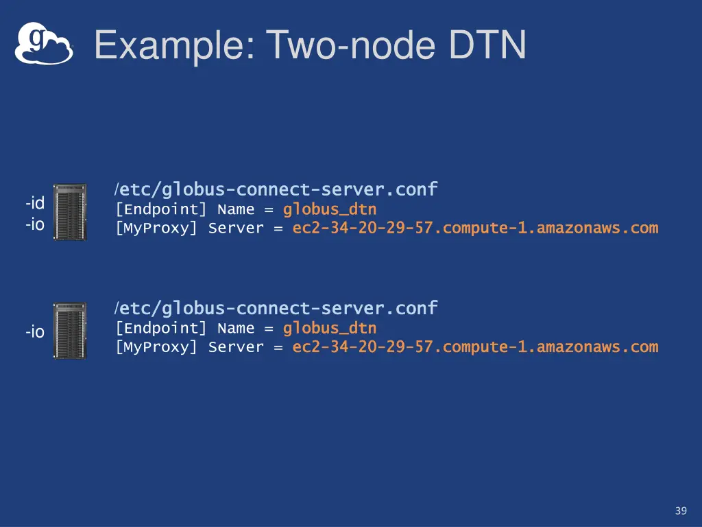 example two node dtn