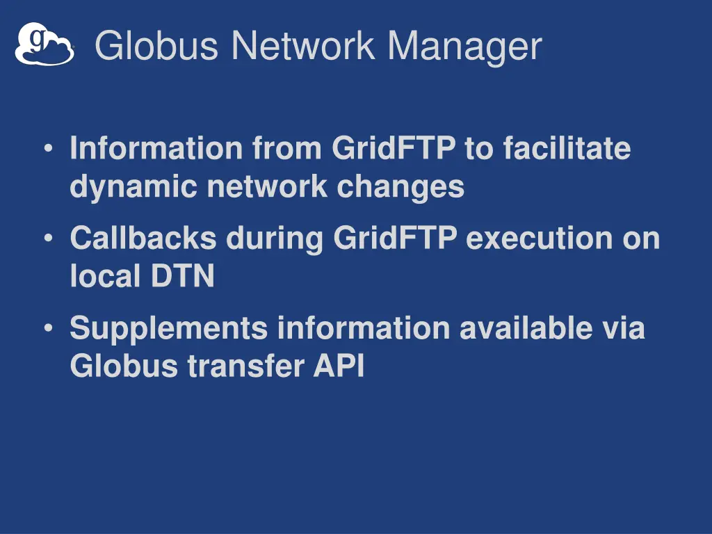 globus network manager